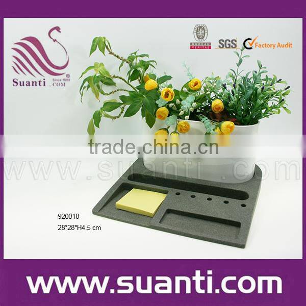 multi-use polystone pot plant and Office stationery case
