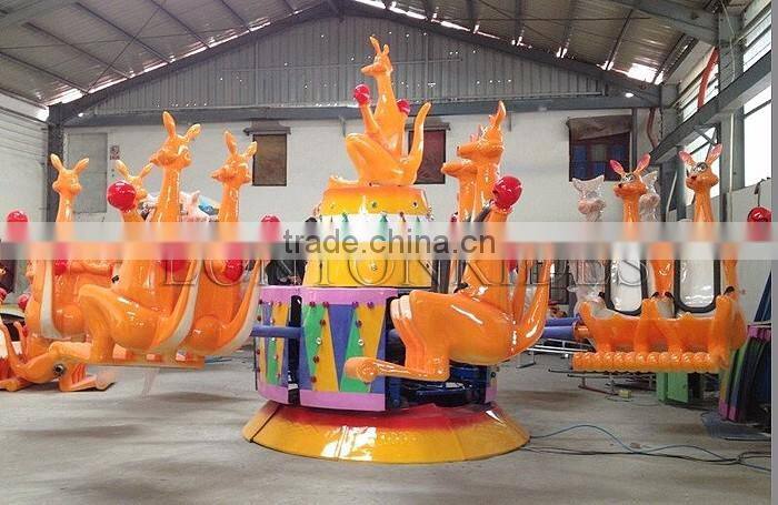 Christmas Mall Decorations Amusement Kangaroo Jumps Animal Park Games for Sale