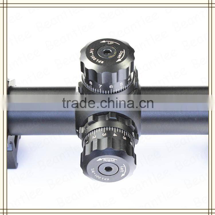 3 levels illuminated objective lens parallax correction, fast focus and beauty scope