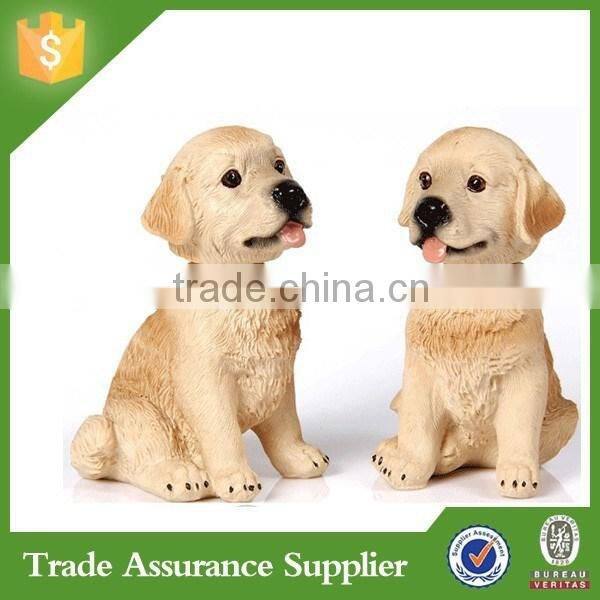 Factory Wholesale Dog Figurine Polyresin Dog Bobble Head