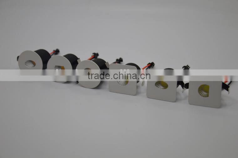 Epistar COB Clear diffuser Round 3W LED downlight TEC002S3WR2