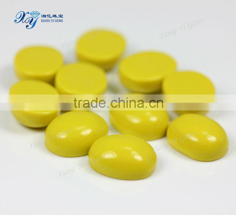 8x10mm oval shape sleeping beautysynthetic turquoise cabochons flat backturquoise cabochons