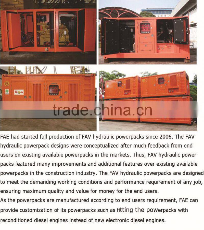 FAECHINA Profesional Hydraulic Vibratory Hammer Pile Driver for Guardrail