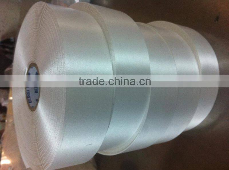 Slitting Side Polyester Satin for Care Label for Care Label