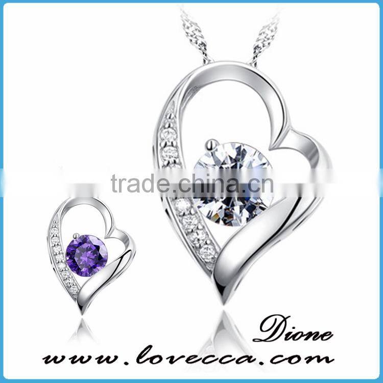 Alibaba wholesale fashion wedding jewelry 925 sterling silver pendant