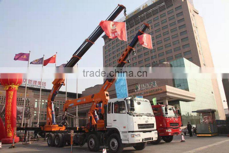 high quality 160ton knucle boom truck mounted crane for sale,SQ3200ZB6