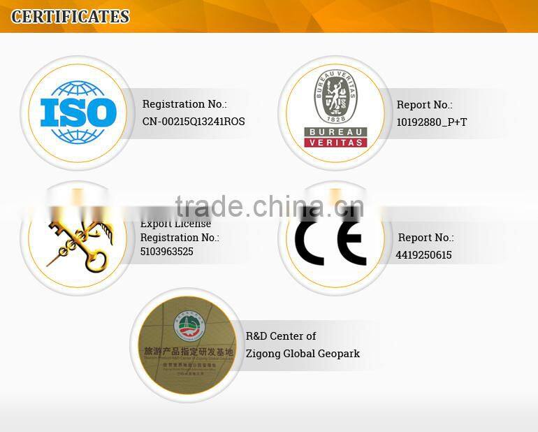 Amusement park facility riding and roaring dinosaur