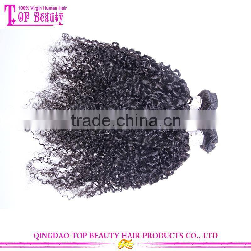 Alibaba manufacturers raw unprocessed virgin human mongolian kinky curly hair