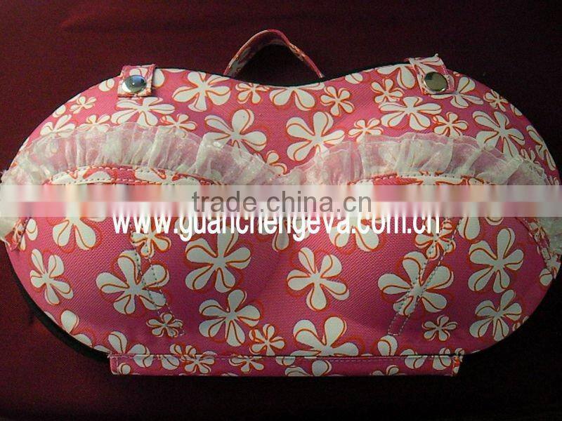 Double zipper puller bra case