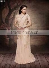 Goodness Beige Georgette On Net Designer Lehenga Choli/indian lehenga online shopping