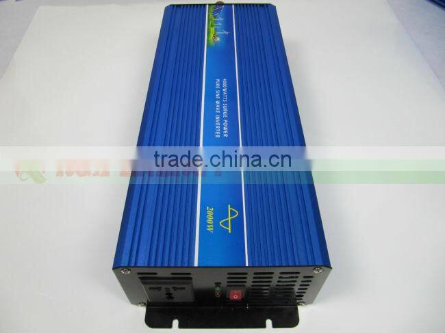 220v inverter pure sine wave inverter 2000W. 12V/24V48VDC to 100/110/120/220/230/240V AC.