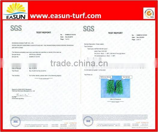 Eco-friendly Interlocking Synthetic Grass Tile for garden