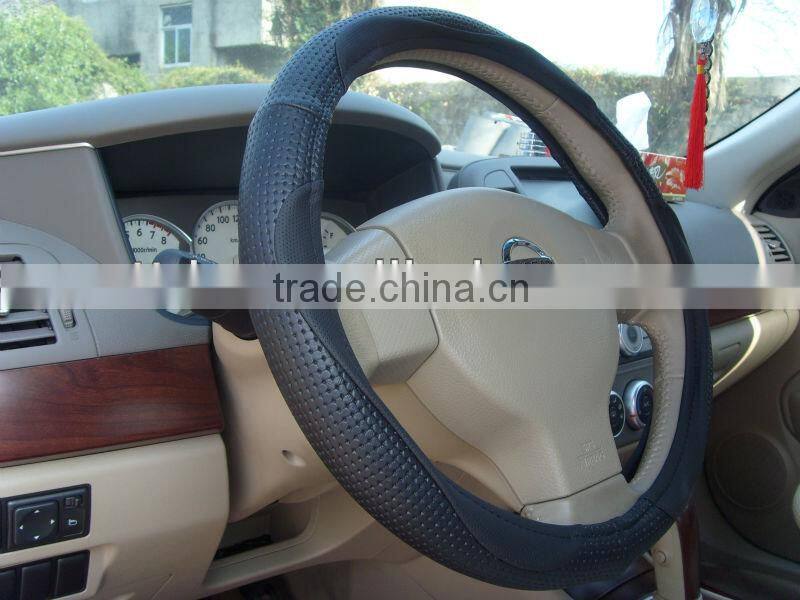 black PVC truck steering wheel covers for used cars From manufacture