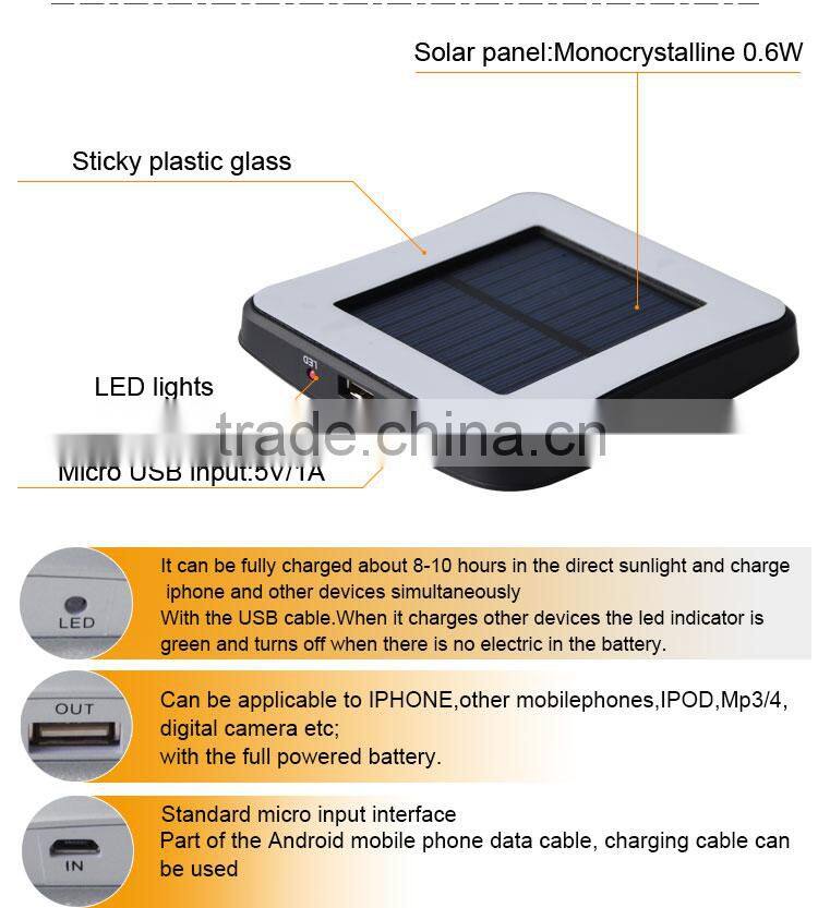 alibaba express foldable solar power bank/portable battery charger/foldable power bank