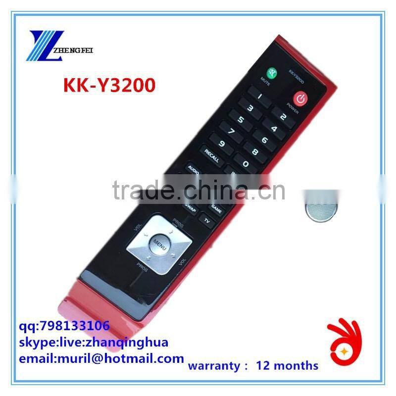 ZF Black+Red 32 Keys KK-Y3200 Remote Control for KONKA liquid crystal television and PDP plasma television with CR2025 Battery