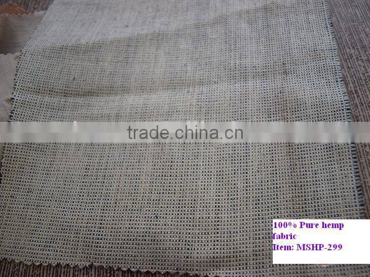 100% natural hemp fabric