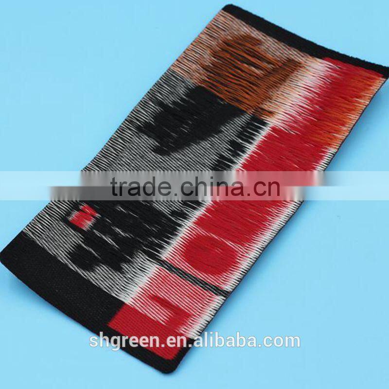 Name brand apparel folded woven label for T-shirt