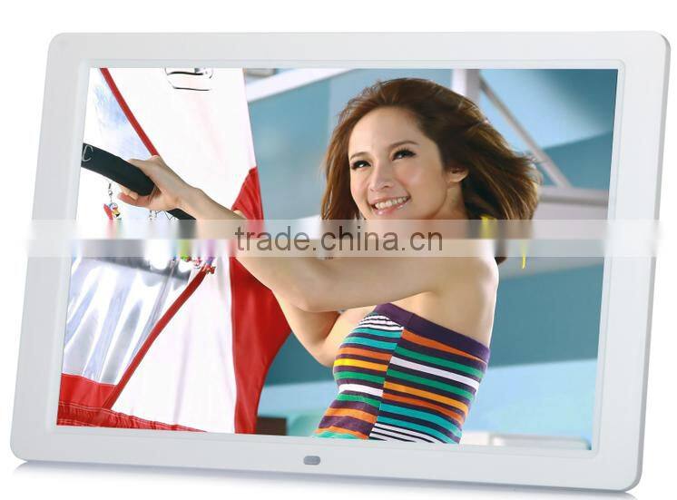 White Color 16:9 Wide Screen 15inch 1280*800 Advertising Player
