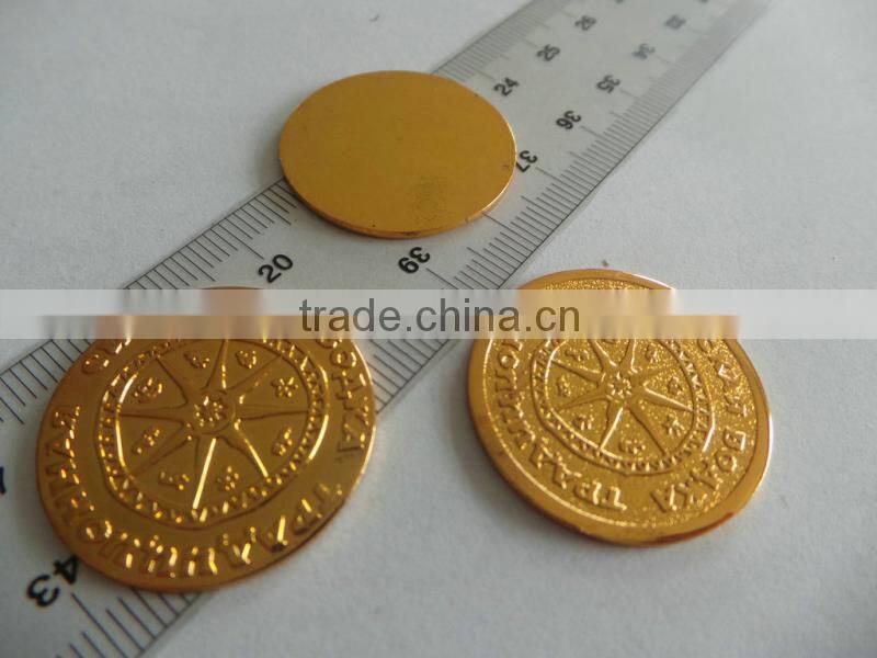 Factory direct sales gold metal cheap custom coin for sale