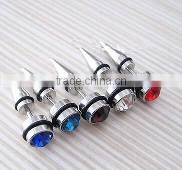 2016 Cutom simple design earrings man's earrings OEM earring for boy