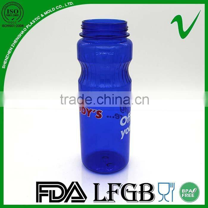Food grade transparent sport water 700ml PCTG plastic bottle for drinking