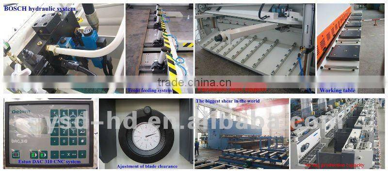 Hydraulic cutting machine, CNC plate cutting machine