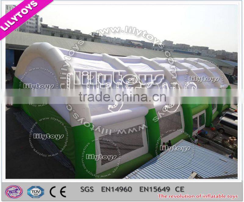 ECO-friend design huge housing playground waterproof inflatable sport cover