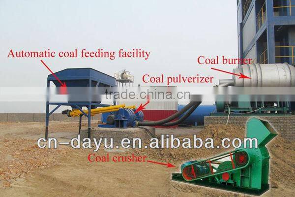 coal powder boiler of asphalt plant