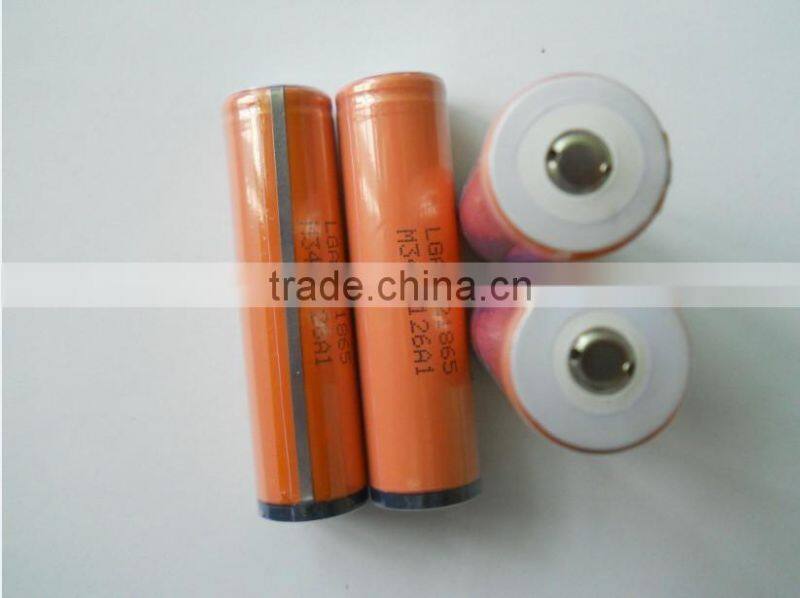 protection LG 18650 ICR18650C2 2800mAh 3.7V battery button top protected