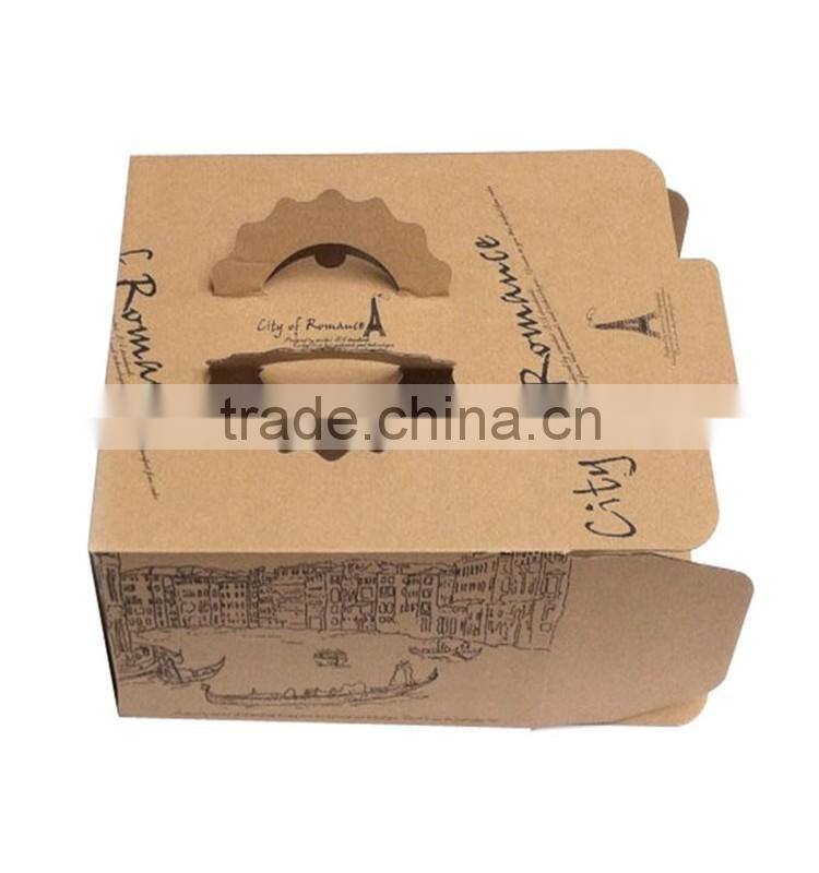 Recycled Materials Feature and Hand-held kraft paper cake box