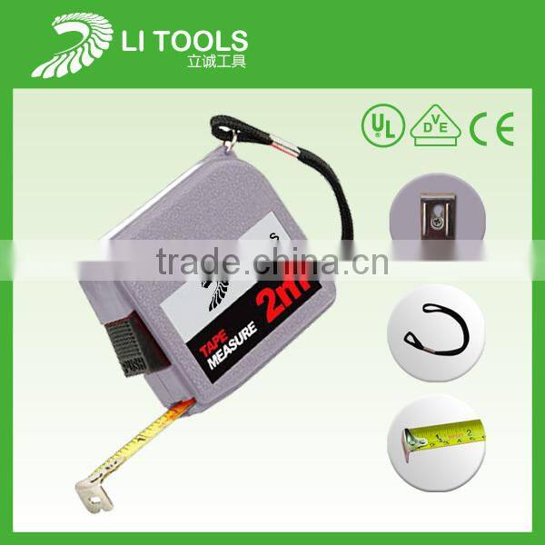 wear-resisting rubber cover LED lights metric 3M steel measuring tape