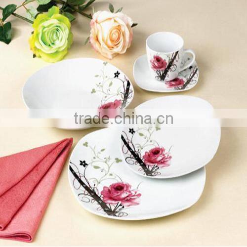 2016 hot sale restaurant dinner set custom ,ceramicdinnerware ,corelle dinnerware