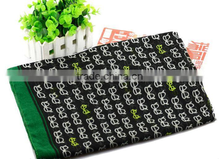 2014 New Spring Fashion Design Women Ladies Extra Long Glasses Print Scarf Shawl Wrap Wholesale