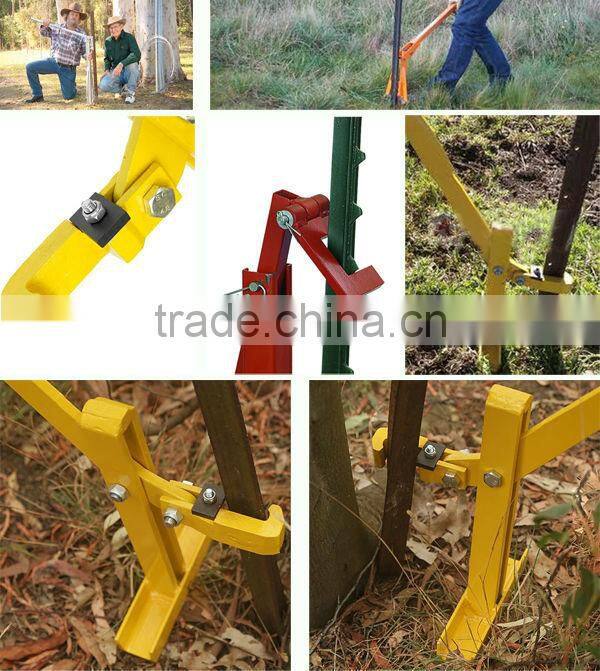 High tensile Fence post lifter for fence posts
