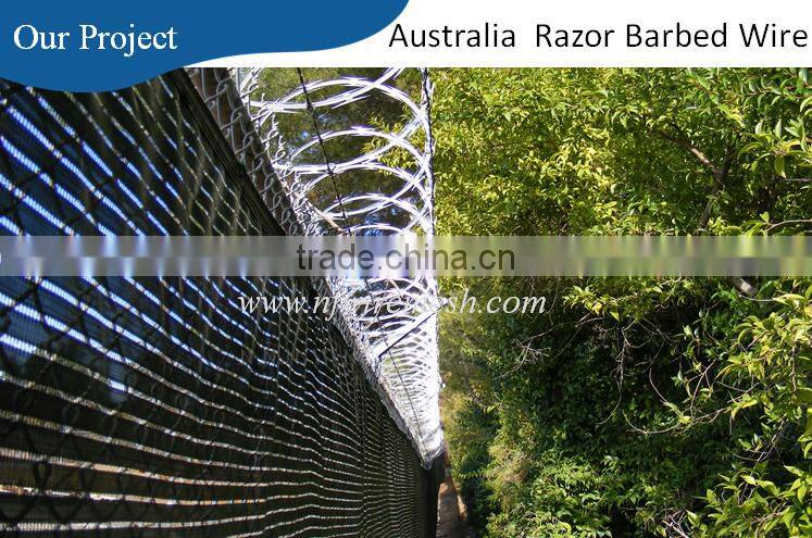 BTO-22 hot galvanized concertina razor barbed wire for fence(Guangzhou Factory)