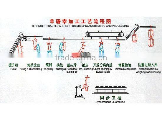 Custom complete goat slaughterhouse