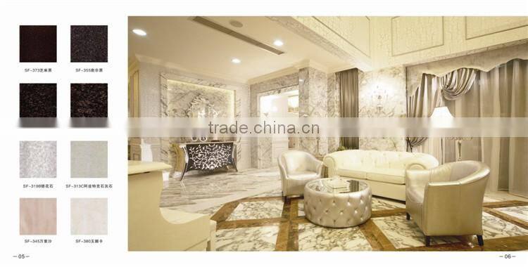 UV coated marble sheet wall panel interior decoration board