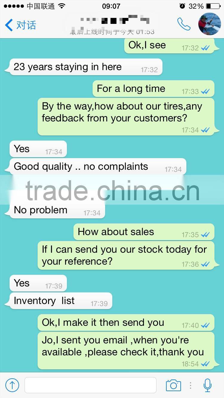 china cheap radial passenger pcr car tire with own factory brand COMFORSER