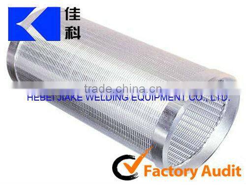 automatic PLC wedge wire screen mesh welding machines made in China from Jiake Factory