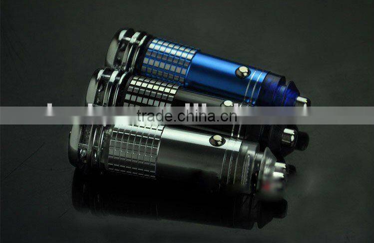 12V Mini Auto Car Fresh Air Ionic Purifier Oxygen Bar Ozone Ionizer Cleaner