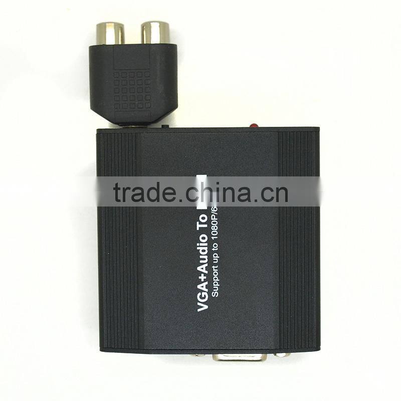 New 2014 TV To PC Converters , Video And S-video To VGA Converters, RCA Composite and S-Video to VGA Converter
