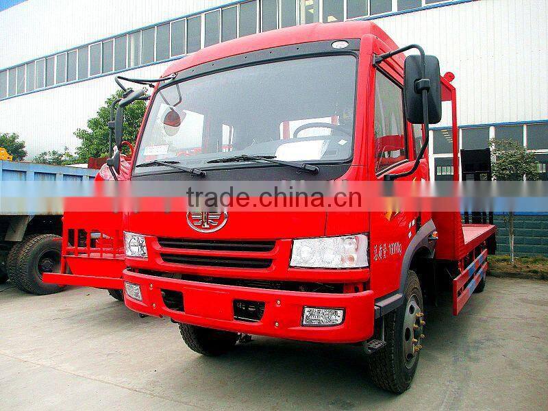 FAW 10 ton low flatbed truck for sale ,from original factory