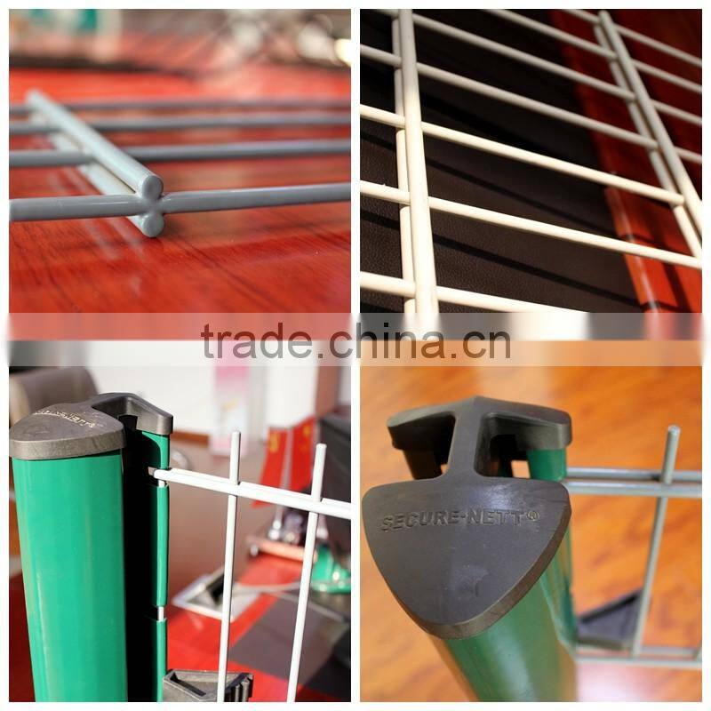 professional manufactory decorative double bar wire fence welded with strong style