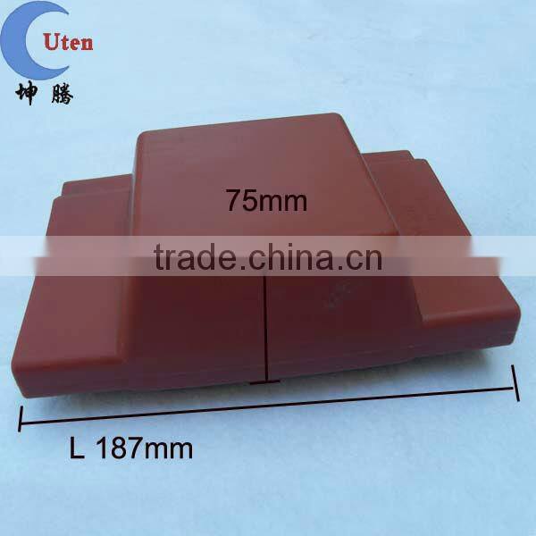 insulating bushing with buckle for high voltage wires