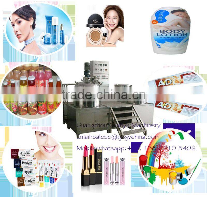 2017 popular hot sales vacuum emulsifying mixer for mayonnaise mixing,heating and blending