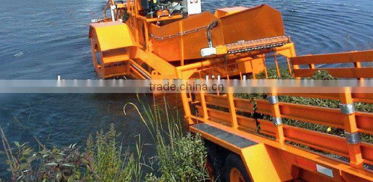 Aquatic weed harvester/QG-B10 Aquatic weed Transport Barge/Trailer Conveyor