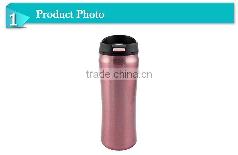 Cute double wall s/s thermos promotional present houseware mug