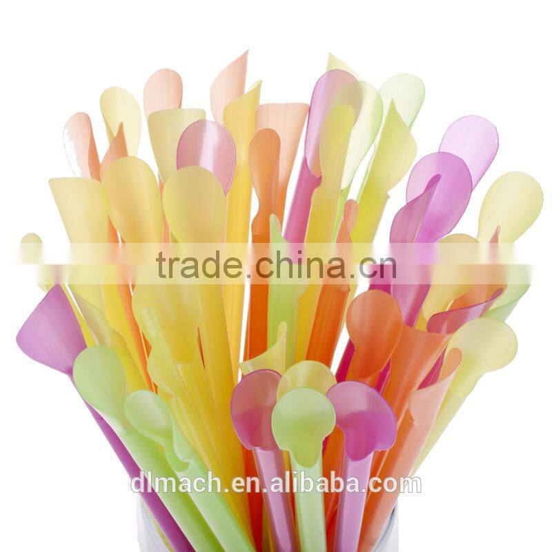 029 Cheap Hot Sale Automatic Colorful Spoon Drinking Straw Making Machine