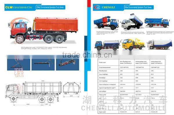 dongfeng 6 wheels 16tons under lift wrecker truck