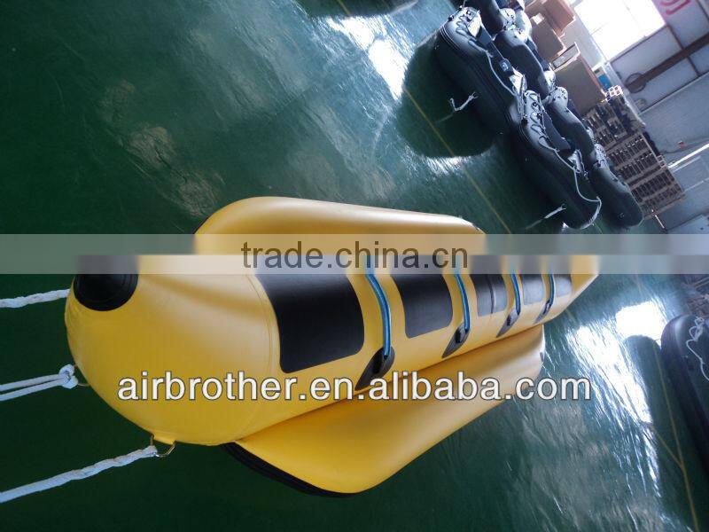CE pvc inflatable banana boat